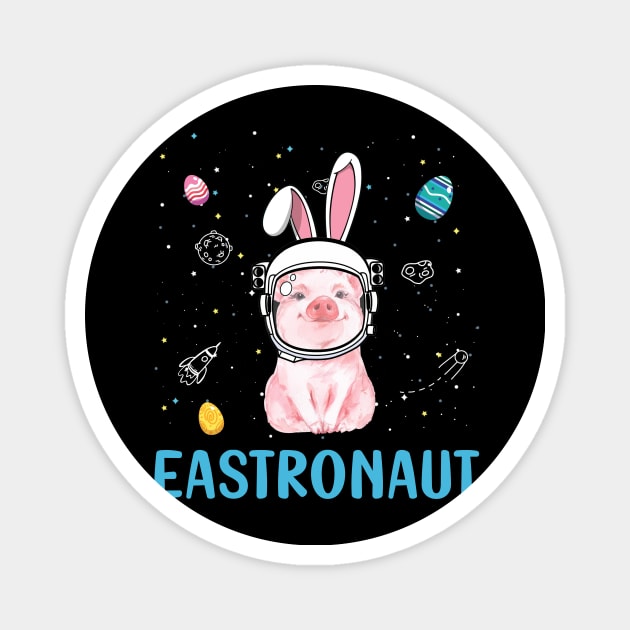 Eastronaut Pig Astronaut Easter Day Magnet by cruztdk5